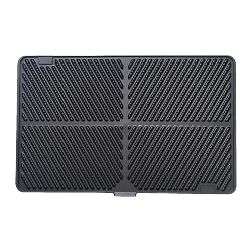 Yplkm Katzenstreu Matte,Litter Teppich Für Boden - Extra Groß Faltbar Wasserdicht Bodenmatte Indoor Katzen Futterplatz Schutz für Wohnung Kitten Zubehör von Yplkm