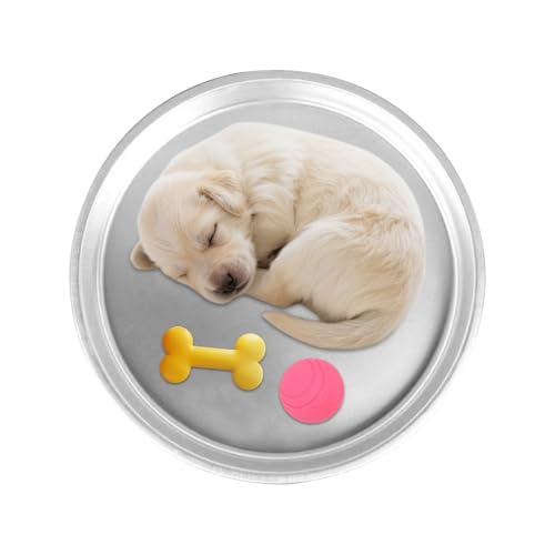 Yplkm Kühlendes Katzenbett - 40 cm Aluminium Kühl Welpenbett Für Kleine Hunde | Waschbar Tragbar Für Haustiere Draußen Innen Sommer von Yplkm