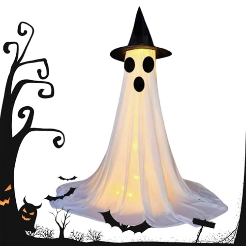 Yplkm Leuchtender Geist - Batteriebetriebener Leuchtender Spuk Für Innen Mit Fernbedienung LED-Lichterkette,Schaurige Deko Für Garten Party Haus Vorgarten Fest Yplkm Leuchtender Geist - Batteriebetriebener Leuchtender Spuk Für Innen Mit Fernbedienung LED-Lichterkette,Schaurige Deko Für Garten Party Haus Vorgarten Fest von Yplkm