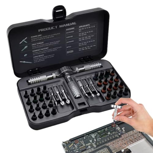 Yplkm Schraubendreher Set | Vielseitiges Mini Schraubenzieher Set Mit Aufbewahrungskoffer - Universal-Reparaturset aus Legierungsstahl für Uhren Fahrräder Haushalt Computer Yplkm Schraubendreher Set | Vielseitiges Mini Schraubenzieher Set Mit Aufbewahrungskoffer - Universal-Reparaturset aus Legierungsstahl für Uhren Fahrräder Haushalt Computer von Yplkm