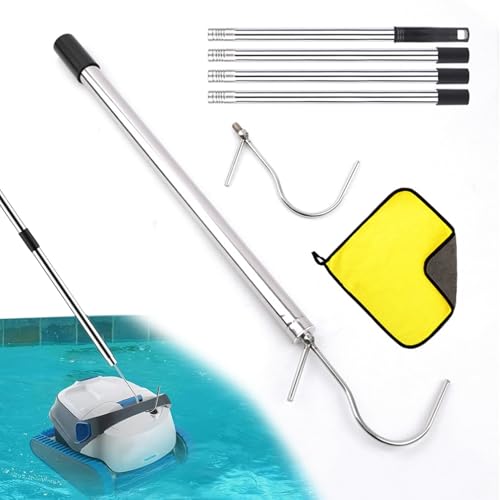 Yplkm Skimmerhaken | Multifunktionaler Poolreiniger Haken - Teleskopisches Skimmerkorb Werkzeug Für Zuhause Terrasse Draußen Garten von Yplkm