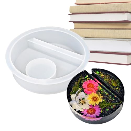 Yplkm Teelichthalter Resin Form | Deko Gegenstand Beton Formen,Teelicht Kerzenhalter Form Silikon Für Weihnachten Kinder Erwachsene Kunstlehrer Bastelbegeisterte von Yplkm