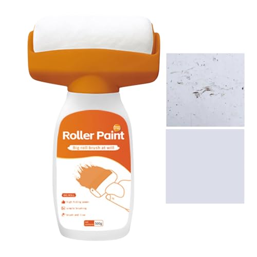 Yplkm Wandroller | 2-in-1 Reparaturrolle mit 500g Farbe,Vielseitig für Wände Küche Haus Außenbereich Türen Bauarbeiten Holzverarbeitung Innenbereich - Optimiert Für Renovierung Und Bauprojekte von Yplkm