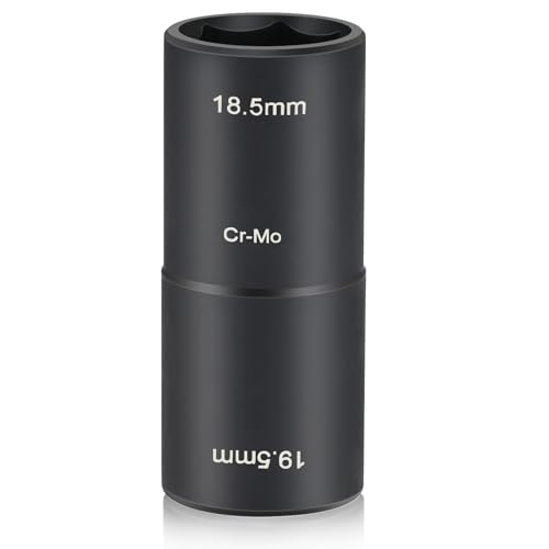 Yqhugbc Radmutternschlüssel, Schlagschrauber Nüsse-18,5mm 19,5mm, Spezial Radmuttern Nuss, Radmutternschlüssel Doppelkopf, Reifenwechsel Werkzeug, Kompatibel mit Limousinen und SUV Yqhugbc Radmutternschlüssel, Schlagschrauber Nüsse-18,5mm 19,5mm, Spezial Radmuttern Nuss, Radmutternschlüssel Doppelkopf, Reifenwechsel Werkzeug, Kompatibel mit Limousinen und SUV von Yqhugbc