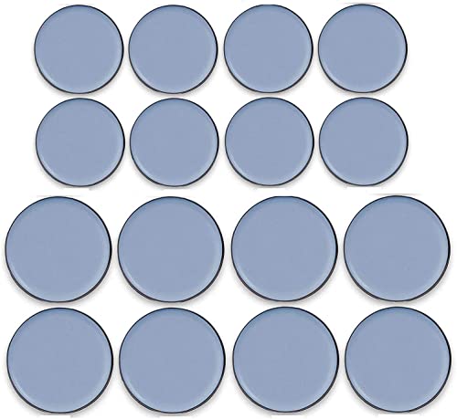 Yrlehoo 16X Teflon Möbelgleiter Selbstklebend PTFE Teflongleiter Teppichgleiter Gleiter für Stühle und Sessel, 25mm X 25mm und 30mm X 30mm von Yrlehoo