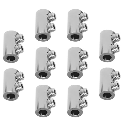 YsXoWiui 10x Draht Seil Klemmen Zubehör Lock Clip Reusable Doppel Löcher YsXoWiui 10x Draht Seil Klemmen Zubehör Lock Clip Reusable Doppel Löcher von YsXoWiui