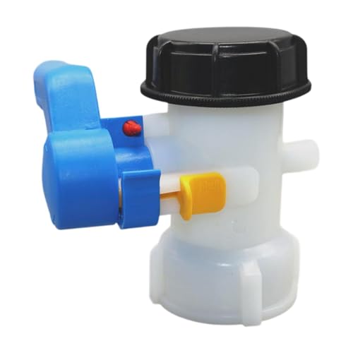 YsXoWiui IBC Wassertankventil, Absperrklappe, 1000 L, für Wasserbehälter, Dn40, 62 Mm, Adapter, Auslasssteuerung, Professionell von YsXoWiui