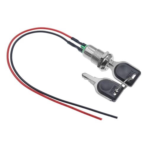 YsXoWiui Kabelgebundener Zündschalter, 12 Mm, Schlüsselstartschalter für Elektronik, Go YsXoWiui Kabelgebundener Zündschalter, 12 Mm, Schlüsselstartschalter für Elektronik, Go von YsXoWiui