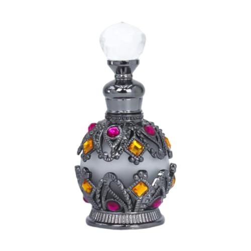 YsXoWiui Parfümflakon Glasbehälter Wiederbefüllbare Parfümflasche Eleganter Duftspender Künstlerische Dekoflasche mit Handbemalter Oberfläche für Sammlung Bade, Schwarz YsXoWiui Parfümflakon Glasbehälter Wiederbefüllbare Parfümflasche Eleganter Duftspender Künstlerische Dekoflasche mit Handbemalter Oberfläche für Sammlung Bade, Schwarz von YsXoWiui