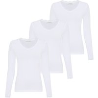 YSABEL MORA Langarmshirt "BASIC COLLECTION COTTON WITH LACE" 3er Pack, das perfekte Basic-Longsleeve für jeden Tag YSABEL MORA Langarmshirt "BASIC COLLECTION COTTON WITH LACE" 3er Pack, das perfekte Basic-Longsleeve für jeden Tag von Ysabel Mora