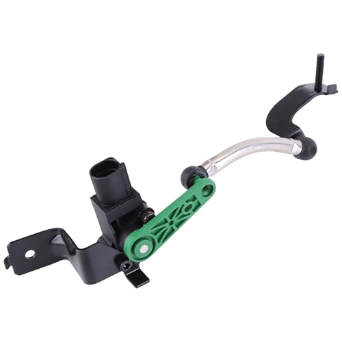 Höhe Level Sensor mit Luftfederung Stange Kompatibel für VW Passat Golf Q3 3C0412521B Niveausensor mit Gestänge Luftfederung, Scheinwerfer-Levelsensoren Scheinwerferpegelsensor (Vorne rechts) von Ysimee