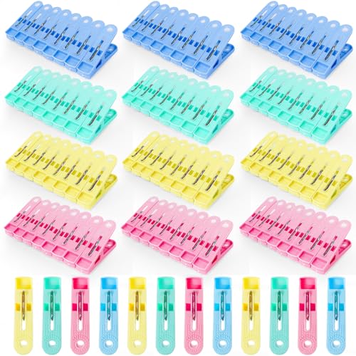 Ysimple 100 Stück Wäscheklammern, 4 Farben Stabile wäscheklammern ohne Abdruck für Wäscheleine, Kleine Kunststoff Kluppen Soft Grip Clothes Pegs Windfest für Wäscheleine oder Wäscheständer Ysimple 100 Stück Wäscheklammern, 4 Farben Stabile wäscheklammern ohne Abdruck für Wäscheleine, Kleine Kunststoff Kluppen Soft Grip Clothes Pegs Windfest für Wäscheleine oder Wäscheständer von Ysimple