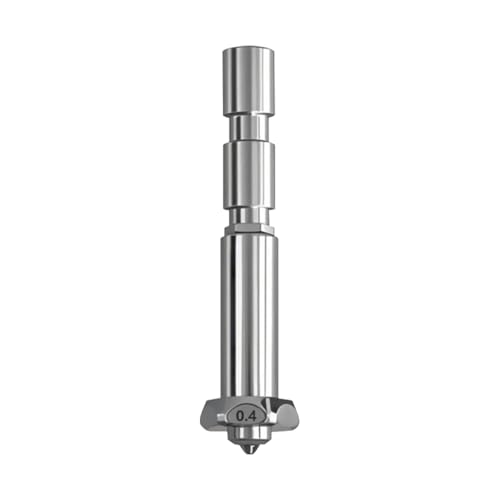 0.4MM Integrierte Gehärtete Stahldüsen für Kobra 3 Max Combo, Schnellwechsel High Flow High Speed Kehlrohrdüsen Druckkopf Extruder Hotend Kit für Anycubic Kobra 3 Max Combo Drucker (0.4mm) von Ysislybin