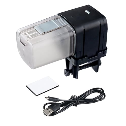Aquarium Futterautomat USB-Betriebener WiFi Intelligenter Automatischer Aquarium Futterspender für Fische, Intelligentes Timing Fisch-Futterspender, APP Fernbedienung Sprachsteuerung in 24 Sprachen Aquarium Futterautomat USB-Betriebener WiFi Intelligenter Automatischer Aquarium Futterspender für Fische, Intelligentes Timing Fisch-Futterspender, APP Fernbedienung Sprachsteuerung in 24 Sprachen von Ysislybin