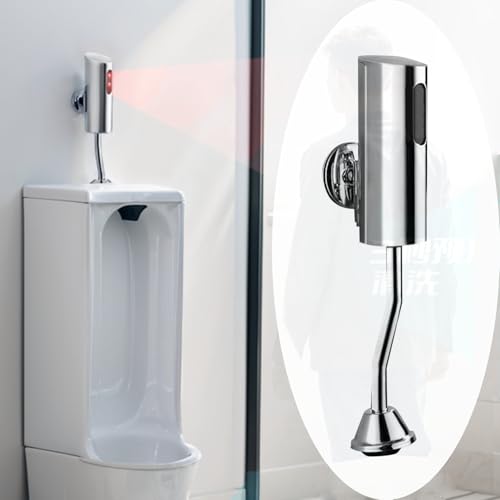 Automatischer Sensor Urinal Druckspüler Intelligentes Infrarot-Urinal-Spüler Vollautomatisches Toilettenspülventil, Water-saving Odor Prevention Wandmontage Toilette Spüler für Männer WC im Bad WC Automatischer Sensor Urinal Druckspüler Intelligentes Infrarot-Urinal-Spüler Vollautomatisches Toilettenspülventil, Water-saving Odor Prevention Wandmontage Toilette Spüler für Männer WC im Bad WC von Ysislybin