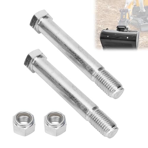 Baggerbolzen, 2 Stück Minibagger Bolzen mit 25 mm Rohrdurchmesser Austauschbare Verbindungsbolzen für Mini Bagger Zubehör Baggerstifte für den Anschluss Löffel Greifer und Bohrgeräte Baggerbolzen, 2 Stück Minibagger Bolzen mit 25 mm Rohrdurchmesser Austauschbare Verbindungsbolzen für Mini Bagger Zubehör Baggerstifte für den Anschluss Löffel Greifer und Bohrgeräte von Ysislybin