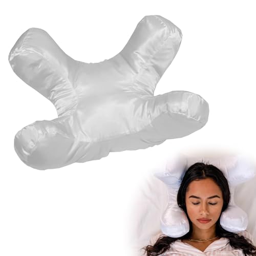 Face Pillow, Anti Falten Kissen Seitenschläfer Kissen Massage Pillow Face Down Nackenstützkissen Zervikales Seitenschlafgesichtskissen die Pflege von Gesichtsfalten und Schlaffalten (PP-Baumwolle) von Ysislybin