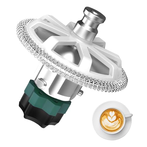 Milchaufschäumer Aufsatz, Edelstahl Milk Frother für Thermomix TM5 und TM6, Abnehmbarer Milchschäumer Zubehör für die Zubereitung von Matcha, Latte, heiße Schokolade und anderer Milchgetränke von Ysislybin