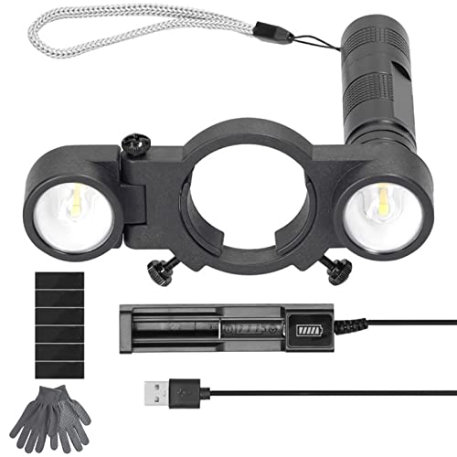 Protable Spray Fill Light, Spritzpistole LED Licht, HVLP Spritzpistole LED Lichtaufsatz mit Einstellbarer Helligkeit, Professionelle LED Spritzpistole Lichtaufsatz für Automobil, Haus Malerei von Ysislybin