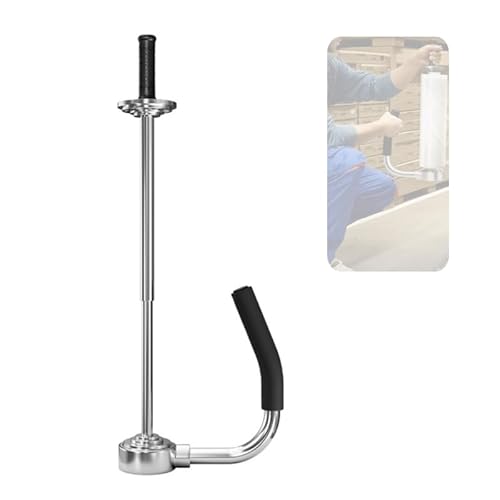 Stretchfolienspender, Manueller Abroller Stretchfolie für Rollen von 30-50 cm breit Metall Folienziehvorrichtung mit Griff für Verpackung von Möbeln Maschinen und anderen großen Gegenständen Stretchfolienspender, Manueller Abroller Stretchfolie für Rollen von 30-50 cm breit Metall Folienziehvorrichtung mit Griff für Verpackung von Möbeln Maschinen und anderen großen Gegenständen von Ysislybin