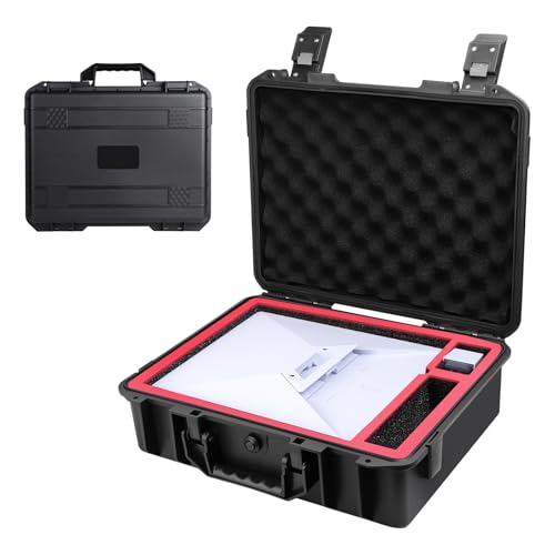 Hardcase Tasche für Starlink, Wasserdichter Stoßfeste Hartschalenkoffer für Starlink Mini Set IP67 Wasserdicht Reiseetui Hartschalen-Aufbewahrungsbox für Ständer Rohradapter Netzteil Kabel von Ysislybin