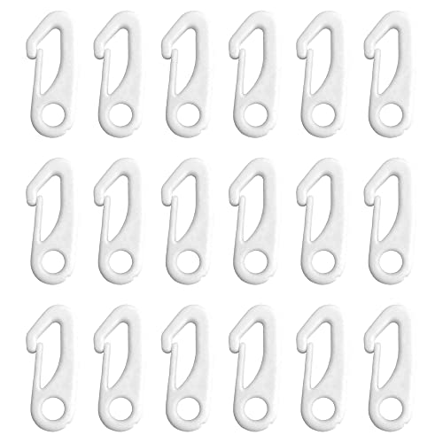 Ysruanh 20 Stück Fahnenmast Clip Nylon Fahnenmast Karabinerhaken Clips Weiß Fahnenmast Seil Clips Geeignet für die Befestigung von Flaggen an Fahnenmasten Ysruanh 20 Stück Fahnenmast Clip Nylon Fahnenmast Karabinerhaken Clips Weiß Fahnenmast Seil Clips Geeignet für die Befestigung von Flaggen an Fahnenmasten von Ysruanh