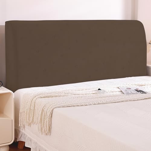 Ystyle Bettkopfteil Bezug, Weicher Staubdicht Headboard Cover, Abnehmbarer Strecken Kopfteil Bezug, Kratzfester Überzug Bett Betthusse Kopfteil Für Schlafzimmer (180cm, Kaffee) von Ystyle