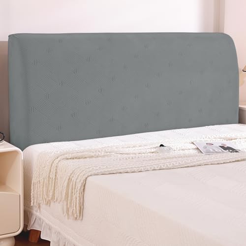 Ystyle Bettkopfteil Bezug, Weicher Staubdicht Headboard Cover, Abnehmbarer Strecken Kopfteil Bezug, Kratzfester Überzug Bett Betthusse Kopfteil Für Schlafzimmer (200cm, Hell Grau) von Ystyle