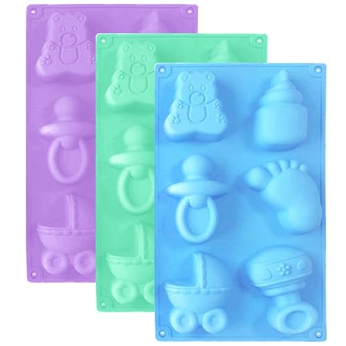 YuCool Silikonform für Babyfüße, Baby-Einteiler, Babyflasche, Schnuller, Schokolade, Süßigkeiten, Gummiform für Babyparty, Party, Kuchendekoration, Cupcake-Topper YuCool Silikonform für Babyfüße, Baby-Einteiler, Babyflasche, Schnuller, Schokolade, Süßigkeiten, Gummiform für Babyparty, Party, Kuchendekoration, Cupcake-Topper von YuCool