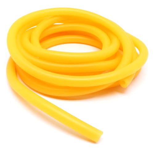 YuGtcen Naturkautschuklatex-Schlauch, 3/16 Zoll ID x 3/8 Zoll Außendurchmesser, chirurgischer Schlingen, Katapult-Schlauch, flexibler Schlauch, Speerpistolenband (5 mm x 10 mm, 3 m) von YuGtcen