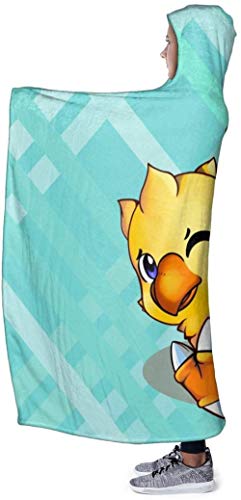 Decke Wohn Kuscheldecken Final Fantasy Mog Und Chocobo Werfen Sie Schlafzimmer/Sofa/Wohnzimmer Couch Warm Travel Super Fluffy Solid Bed Bettdecke Für Kinder Erwachsene Die Ganze Saison-80X60 Inch von YuLiZP