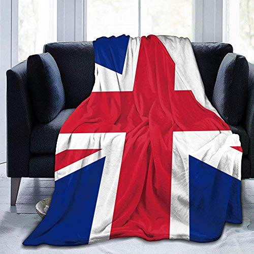 YuLiZP Decke Wohn Kuscheldecken England London Flagge Flauschige Decke Ganzjährig Leicht Und Weich Bequeme Wohnkultur Decke Bett Sofa Stuhl Geeignet Für Erwachsene Und Kinder-80X60 Inch von YuLiZP