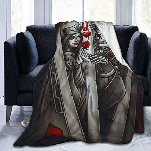 YuLiZP Decke Wohn Kuscheldecken Poke Tattoo Touch Warm Flanell Fleece Decken Überwürfe Für Sofa Flauschige Decken Bettüberwürfe Für Schlafzimmer,Couch,Reisen,Kinder,Schlafzimmerzubehör 80X60 Inches von YuLiZP