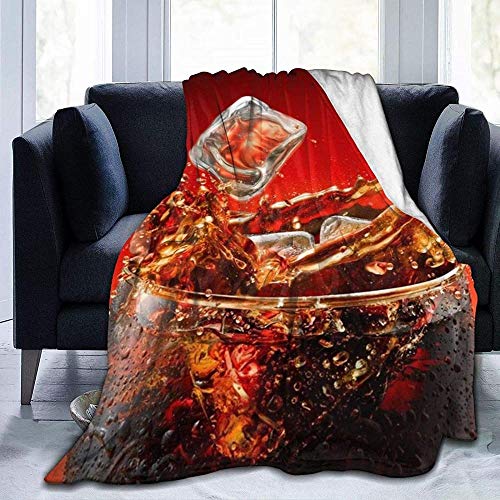 YuLiZP Decke Wohn Kuscheldecken Sommerkühle Cola Flauschige Decke Ganzjährig Leicht Und Weich Bequeme Wohnkultur Decke Bett Sofa Stuhl Geeignet Für Erwachsene Und Kinder-80X60 Inch von YuLiZP