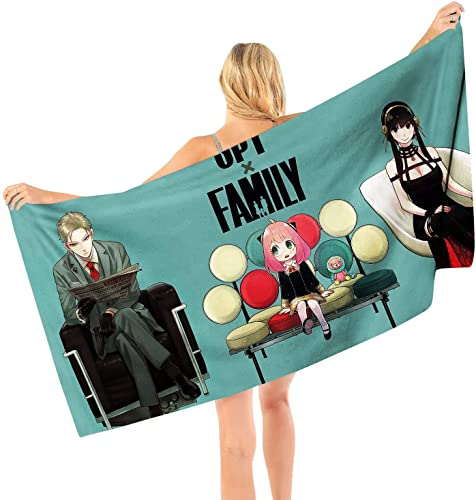 SPY×FAMILY-Anya Forger/Loid Forger/Yor Forger Mikrofaser Leichte Absorption Sandfrei Schnell Trocknend Strandtuch Campingtuch Reise Pool Picknick Schwimmen Badetuch SPY×FAMILY-Anya Forger/Loid Forger/Yor Forger Mikrofaser Leichte Absorption Sandfrei Schnell Trocknend Strandtuch Campingtuch Reise Pool Picknick Schwimmen Badetuch von YuZong