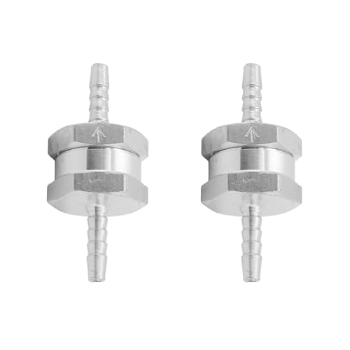2Stk 4mm Kraftstoff Rückschlagventil, Einweg Rückschlagventil, Kraftstoff Rückschlagventil Benzin Wasser Rückschlagventi Aluminiumlegierung für Auto Vergaser Niederdrucksystem Benzin Dieselöl (4mm) 2Stk 4mm Kraftstoff Rückschlagventil, Einweg Rückschlagventil, Kraftstoff Rückschlagventil Benzin Wasser Rückschlagventi Aluminiumlegierung für Auto Vergaser Niederdrucksystem Benzin Dieselöl (4mm) von Yuaaoh
