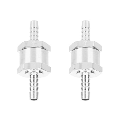 2Stk 6mm Kraftstoff Rückschlagventil, Einweg Rückschlagventil, Kraftstoff Rückschlagventil Benzin Wasser Rückschlagventi für Auto Vergaser Niederdrucksystem, Prüfung Rückschlagkraftstoffleitung (6mm) 2Stk 6mm Kraftstoff Rückschlagventil, Einweg Rückschlagventil, Kraftstoff Rückschlagventil Benzin Wasser Rückschlagventi für Auto Vergaser Niederdrucksystem, Prüfung Rückschlagkraftstoffleitung (6mm) von Yuaaoh