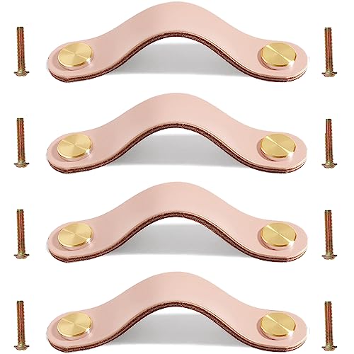 Ledergriffe für Möbel 4 Stück ledergriffe für schränke, schubladengriffe leder, ledergriffe kleiderschrank, leder handgriffe für Küche, Bad, Schränke, Kommode, Holz, Kleiderschrank, 16,8cm Ledergriffe für Möbel 4 Stück ledergriffe für schränke, schubladengriffe leder, ledergriffe kleiderschrank, leder handgriffe für Küche, Bad, Schränke, Kommode, Holz, Kleiderschrank, 16,8cm von Yuaaoh