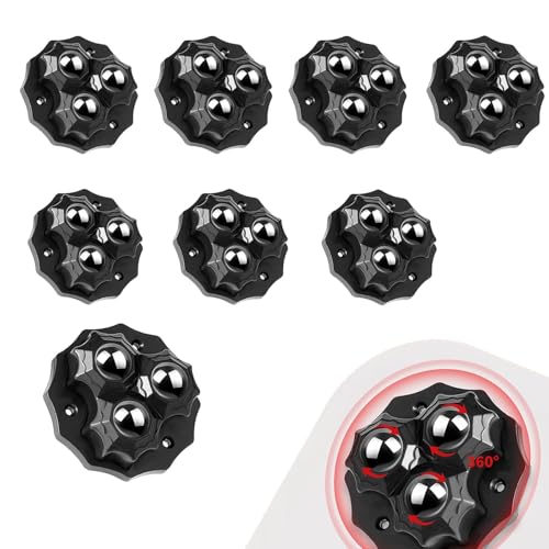 Yuaiosn 8 Stück Selbstklebendes Rollenrad, Rollen für Möbel Klein, Kugelrollen für Möbel,Rollen für Küchengeräte, 360 Grad Universal Lenkrollen,für Aufbewahrungsboxen, Mülleimer, Nachttische Yuaiosn 8 Stück Selbstklebendes Rollenrad, Rollen für Möbel Klein, Kugelrollen für Möbel,Rollen für Küchengeräte, 360 Grad Universal Lenkrollen,für Aufbewahrungsboxen, Mülleimer, Nachttische von Yuaiosn