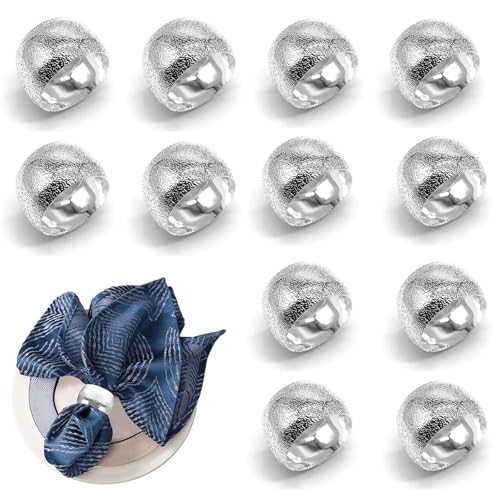 Yuaiosn 12 Stück Serviettenringe Silber, Serviettenringe, Blätter Serviettenhalter, Metall Serviettenschnallen Blätter für Hochzeit Weihnachten Geburtstag Valentinstag, Familientreffen, Dinnerparty Yuaiosn 12 Stück Serviettenringe Silber, Serviettenringe, Blätter Serviettenhalter, Metall Serviettenschnallen Blätter für Hochzeit Weihnachten Geburtstag Valentinstag, Familientreffen, Dinnerparty von Yuaiosn