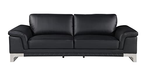 YuanDesign Sofa aus genarbtem italienischem Leder von YuanDesign