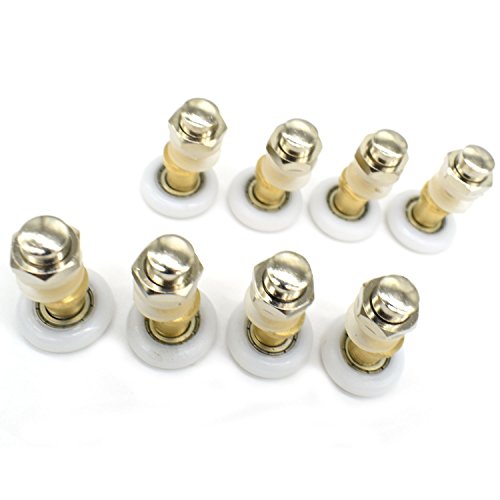 Set mit 8 Rollen für Duschkabinentür, 23 mm von YUANQIAN