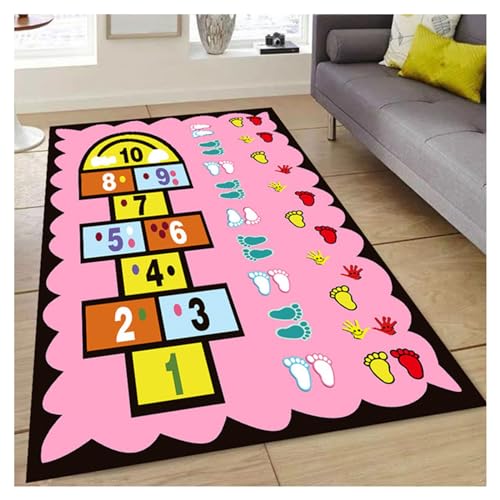 YuanSpring Unterhaltsame Lernspielsets: Ideal für Kindergärten im Schlafzimmer(F,140x200cm) von YuanSpring