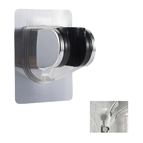 Duschhalterung Ohne Bohren, Duschkopf Halterungen, 360° Drehbar Verstellbarer Duschkopfhalterung, Handbrause Halterung, Universell Brausehalter Wand Montierte für Handbrause Duschkopf Duschhalterung Ohne Bohren, Duschkopf Halterungen, 360° Drehbar Verstellbarer Duschkopfhalterung, Handbrause Halterung, Universell Brausehalter Wand Montierte für Handbrause Duschkopf von YuanbaoTt