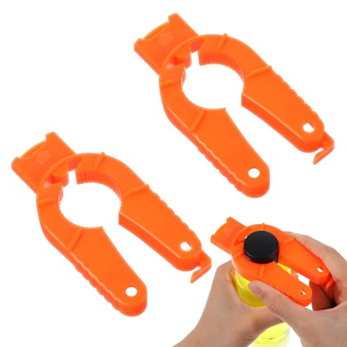 Yuanchu 2 Stück Multifunktionaler Flaschenöffner,3 in 1 Plastik Deckelöffner Schraubverschluss öffner Lustig Plastikflaschenöffner für Senioren Handschwäche Arthritis von Yuanchu