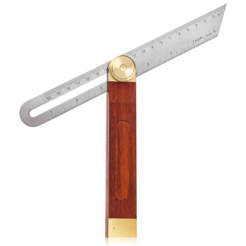 Yuanchu Multi Winkelschmiege, Verstellbarer Multifunktionswinkel T Schmiege 7 Zoll Multiwinkel Präzisionswinkel Gauge Anschlagwinkel Edelstahl Winkelmesser mit Feststellfunktion Winkel Streichmaß Yuanchu Multi Winkelschmiege, Verstellbarer Multifunktionswinkel T Schmiege 7 Zoll Multiwinkel Präzisionswinkel Gauge Anschlagwinkel Edelstahl Winkelmesser mit Feststellfunktion Winkel Streichmaß von Yuanchu