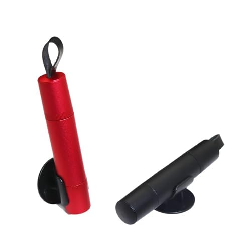 Yuannee Nothammer Auto mit Gurtschneider,2 PCS 2 In 1 Multifunktionaler Tragbarer Sicherheitshammer Fensterbrecher Auto-Sicherheitsgurtschneider Autoscheiben Zerstörer fürs Auto Bus Schwarz und Rot Yuannee Nothammer Auto mit Gurtschneider,2 PCS 2 In 1 Multifunktionaler Tragbarer Sicherheitshammer Fensterbrecher Auto-Sicherheitsgurtschneider Autoscheiben Zerstörer fürs Auto Bus Schwarz und Rot von Yuannee