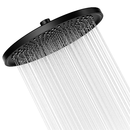 Ø260mm Duschkopf Regendusche Schwarz YUANNY 10 Zoll Brausekopf Dusche Regenduschkopf mit Anti-Kalk-Düsen Wassersparender Kopfbrause Groß Einbauduschköpfe Rund Überkopfbrause Ø260mm Duschkopf Regendusche Schwarz YUANNY 10 Zoll Brausekopf Dusche Regenduschkopf mit Anti-Kalk-Düsen Wassersparender Kopfbrause Groß Einbauduschköpfe Rund Überkopfbrause von Yuanny