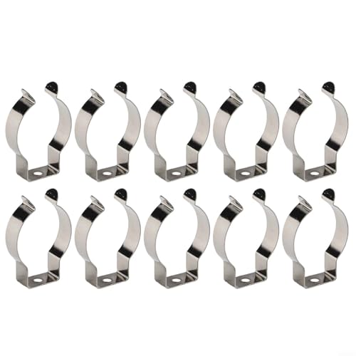 10 x Werkzeug-Feder-Frottee-Clips für Garage und Werkstatt-Organisation (32 mm (42 mm hoch)) von Yuanpgky