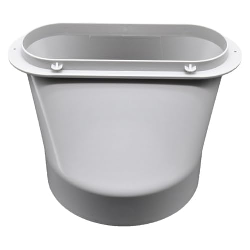 150 mm Lüftungsschlauchadapter für tragbare Klimaanlagen-Auspuff-Set, ABS-Fensterschnittstellenanschluss mit Flügeldichtung, grau-weiß 150 mm Lüftungsschlauchadapter für tragbare Klimaanlagen-Auspuff-Set, ABS-Fensterschnittstellenanschluss mit Flügeldichtung, grau-weiß von Yuanpgky